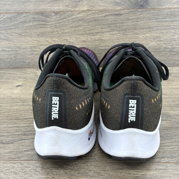 Nike Air Zoom Pegasus 37 BeTrue Running Shoes Rainbow Multi Mens Size 14 main image 8
